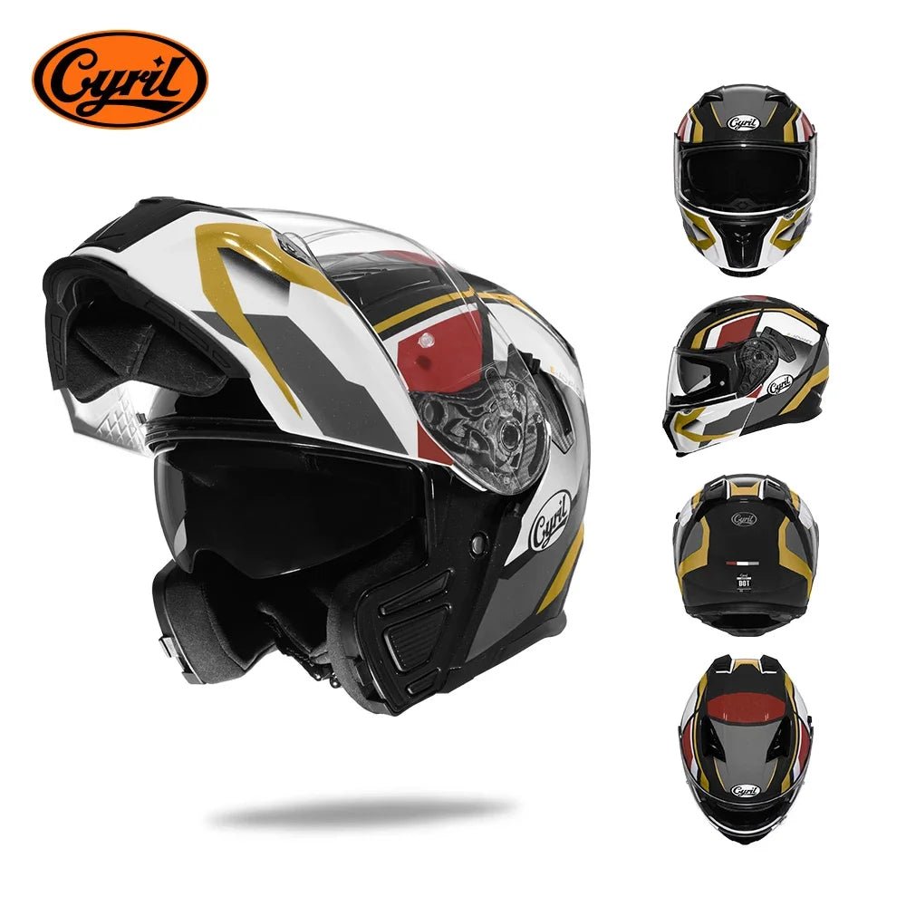 Modular Flip - Up Motorcycle Helmet – Dual Visor, DOT Approved - MoToPLY XMoToPLY XMModular Flip - Up Motorcycle Helmet – Dual Visor, DOT Approved