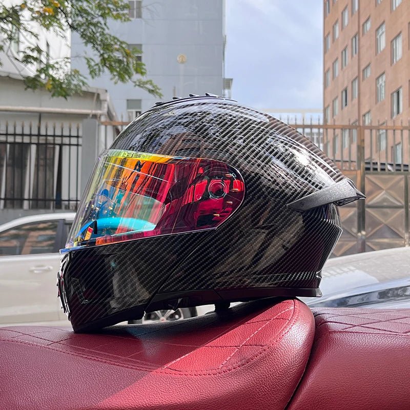 Pro Flip - Up Motorcycle Helmet – Aerodynamic Tail Vent Design - MoToPLY XHJ184MoToPLY XMPro Flip - Up Motorcycle Helmet – Aerodynamic Tail Vent Design