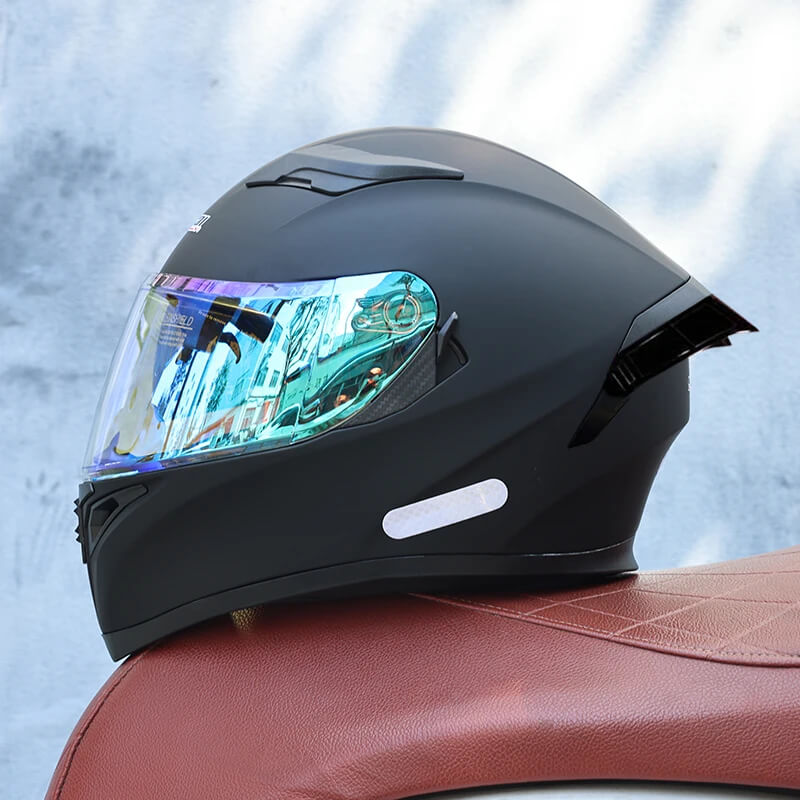 JIEKAI Full Face Motorcycle Helmet with Dual Visors – Summer Comfort Design