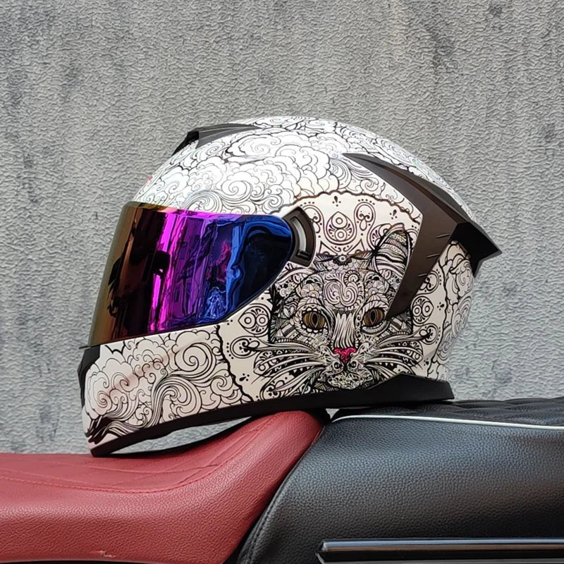 LVS Moto Racing Full Face Motorcycle Helmet – Men & Women | MoToPLY X - MoToPLY XMoToPLY XS#original_value#