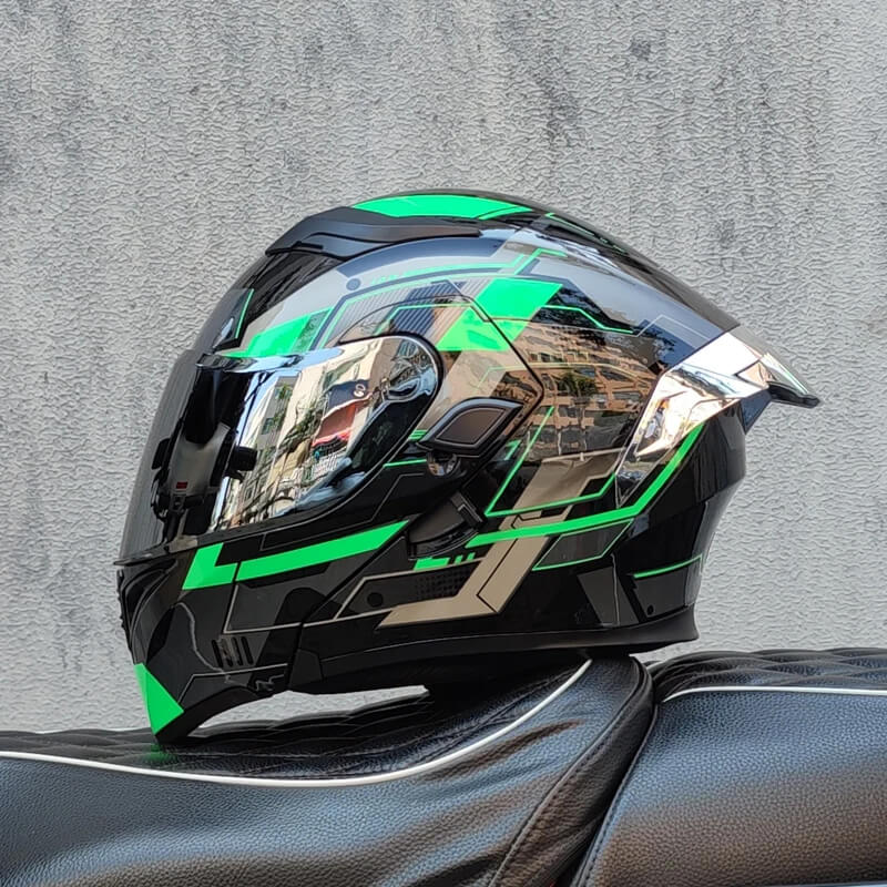 ORZ-169B Flip Up Full Face Motorcycle Helmet 2024 – DOT Approved Off-Road Unisex