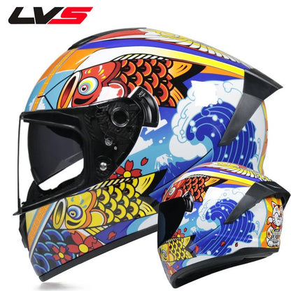 Winter Warm Full Face Motorbike Helmet with Dual Visor - MoToPLY XMoToPLY XS#original_value#