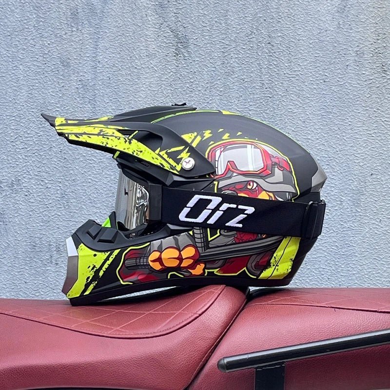 ORZ - 126 Lightweight Motocross Helmet - MoToPLY XHYL136MoToPLY XSORZ - 126 Lightweight Motocross Helmet