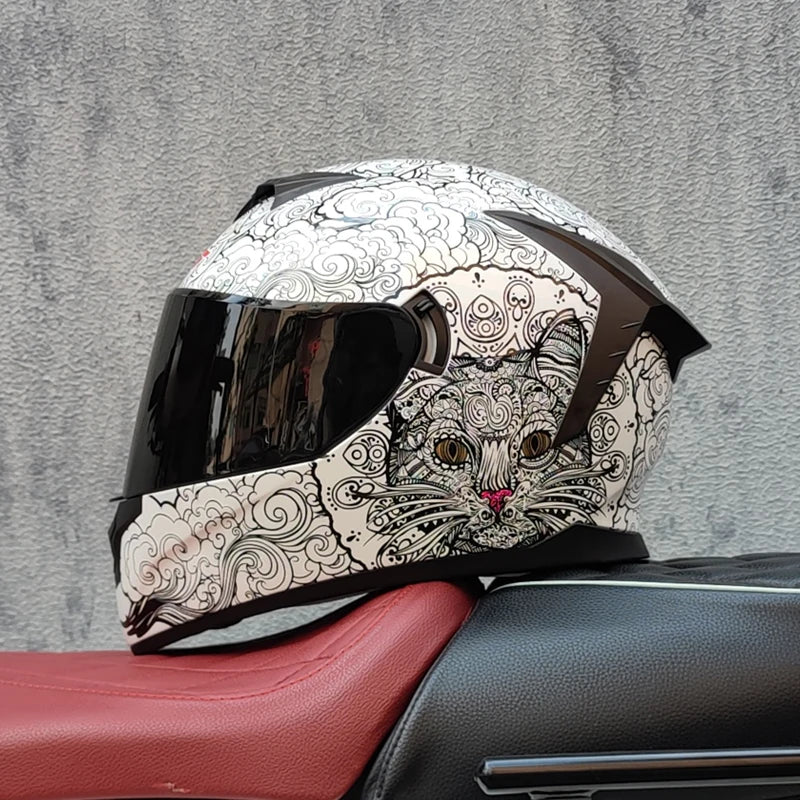 LVS Moto Racing Full Face Motorcycle Helmet – Men & Women | MoToPLY X - MoToPLY XMoToPLY XS#original_value#