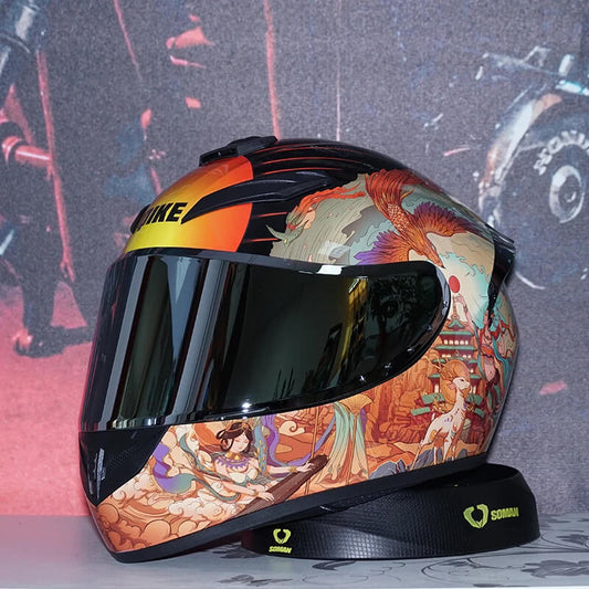 “DOT Full Face Motorcycle Helmet – Anti-Fog & Waterproof”