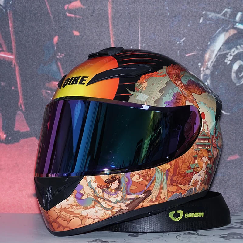 “DOT Full Face Motorcycle Helmet – Anti-Fog & Waterproof”