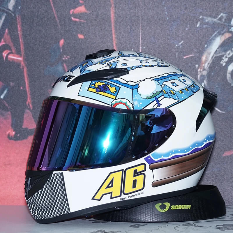 “DOT Full Face Motorcycle Helmet – Anti-Fog & Waterproof”