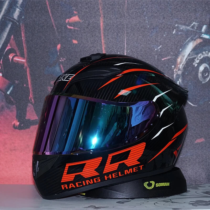 “DOT Full Face Motorcycle Helmet – Anti-Fog & Waterproof”