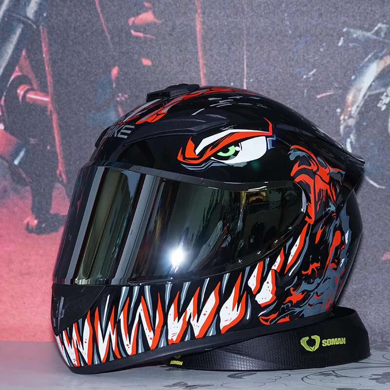 “DOT Full Face Motorcycle Helmet – Anti-Fog & Waterproof”