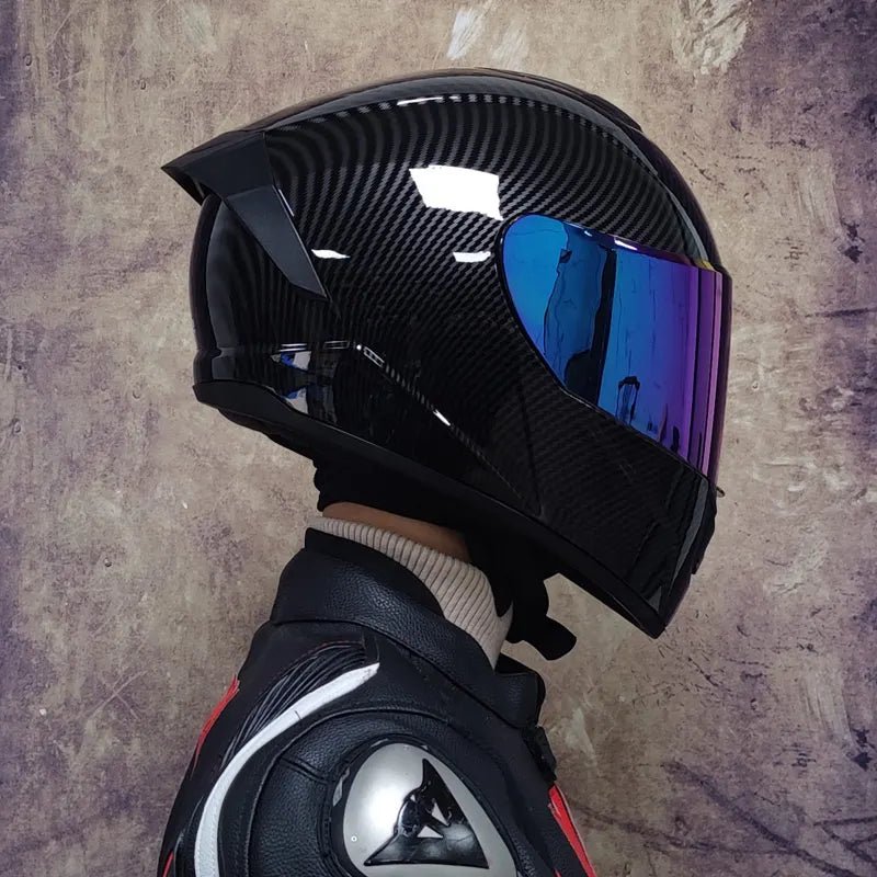 Winter Warm Full Face Motorbike Helmet with Dual Visor - MoToPLY XMoToPLY XS#original_value#