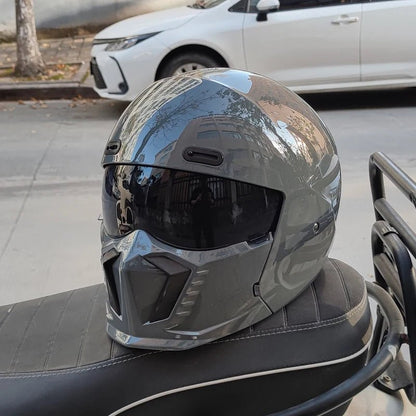 “ORZ Retro Motorcycle Helmet – Full Face, Bluetooth Ready” - MoToPLY XHLO152MoToPLY XXXL“ORZ Retro Motorcycle Helmet – Full Face, Bluetooth Ready”