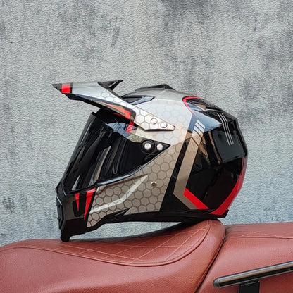 Off-Road Full Face DH Motorcycle Helmet – All-Season Rally Protection