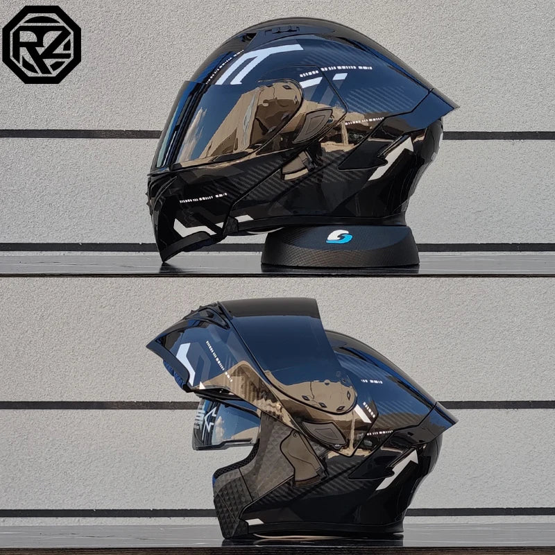 ORZ Dual Lens Flip Up Motorcycle Helmet DOT Approved - MoToPLY XMoToPLY XMORZ Dual Lens Flip Up Motorcycle Helmet DOT Approved