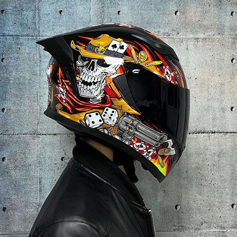 High-Quality Full Face Racing Motorcycle Helmet DOT Approved