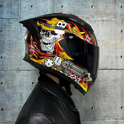 High-Quality Full Face Racing Motorcycle Helmet DOT Approved