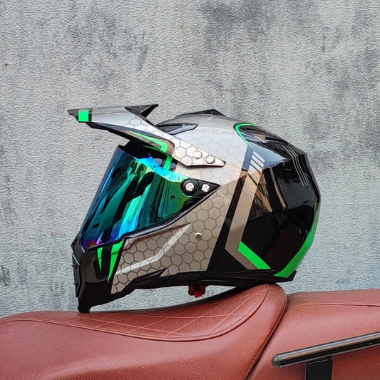 Off-Road Full Face DH Motorcycle Helmet – All-Season Rally Protection