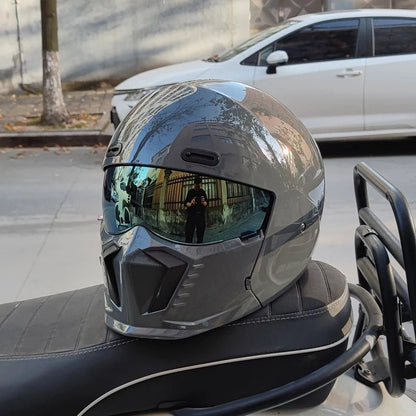 “ORZ Retro Motorcycle Helmet – Full Face, Bluetooth Ready” - MoToPLY XHLO160MoToPLY XXXL“ORZ Retro Motorcycle Helmet – Full Face, Bluetooth Ready”