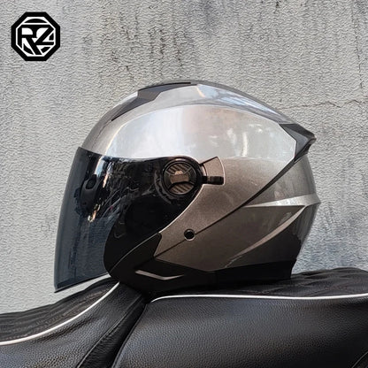 ORZ Motorcycle Half Helmet – Lightweight & Stylish – MoToPLY X - MoToPLY XMoToPLY XM#original_value#