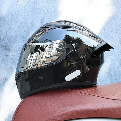 JIEKAI Full Face Motorcycle Helmet with Dual Visors – Summer Comfort Design