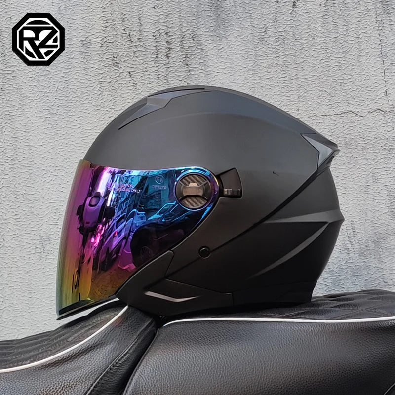ORZ Motorcycle Half Helmet – Lightweight & Stylish – MoToPLY X - MoToPLY XMoToPLY XM#original_value#