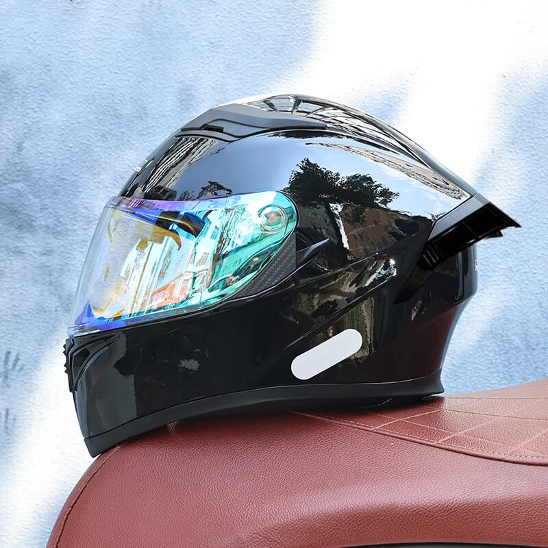 JIEKAI Full Face Motorcycle Helmet with Dual Visors – Summer Comfort Design