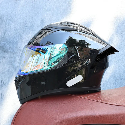 JIEKAI Full Face Motorcycle Helmet with Dual Visors – Summer Comfort Design