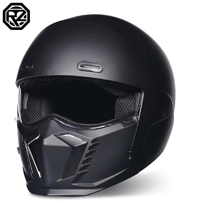 “ORZ Retro Motorcycle Helmet – Full Face, Bluetooth Ready” - MoToPLY XHLO100MoToPLY XXXL“ORZ Retro Motorcycle Helmet – Full Face, Bluetooth Ready”