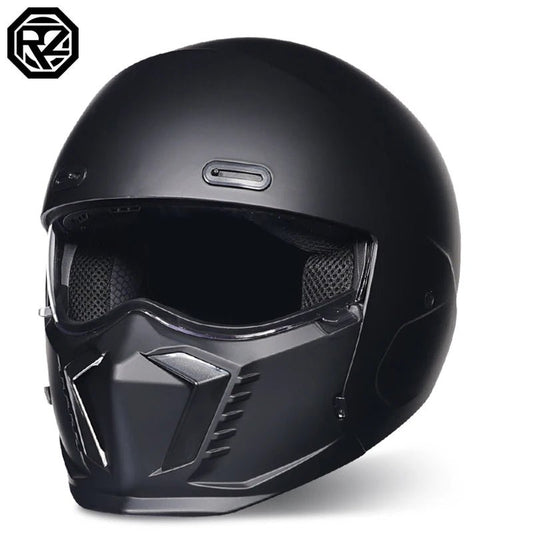 “ORZ Retro Motorcycle Helmet – Full Face, Bluetooth Ready” - MoToPLY XHLO100MoToPLY XXXL“ORZ Retro Motorcycle Helmet – Full Face, Bluetooth Ready”