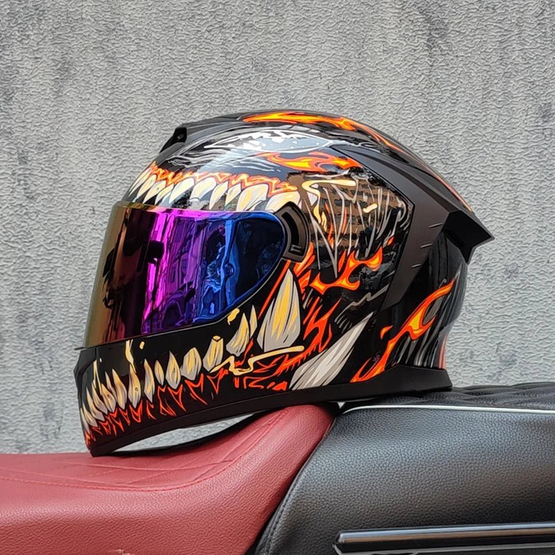 LVS Moto Racing Full Face Motorcycle Helmet – Men & Women | MoToPLY X - MoToPLY XMoToPLY XS#original_value#