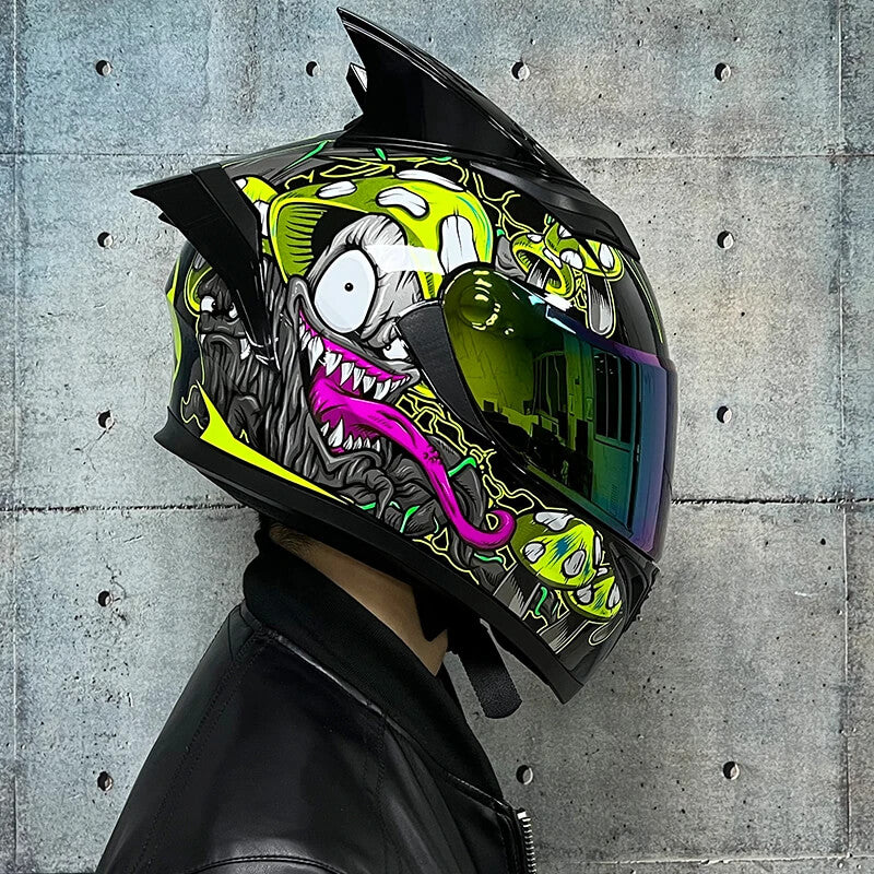 High-Quality Full Face Racing Motorcycle Helmet DOT Approved