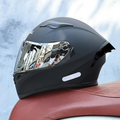 JIEKAI Full Face Motorcycle Helmet with Dual Visors – Summer Comfort Design