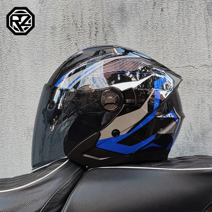ORZ Motorcycle Half Helmet – Lightweight & Stylish – MoToPLY X - MoToPLY XMoToPLY XM#original_value#