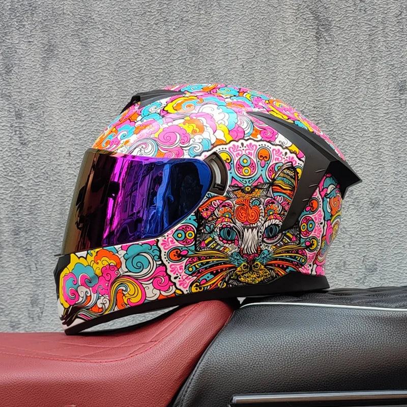 LVS Motorcycle full Face Helmets Moto Racing helmet