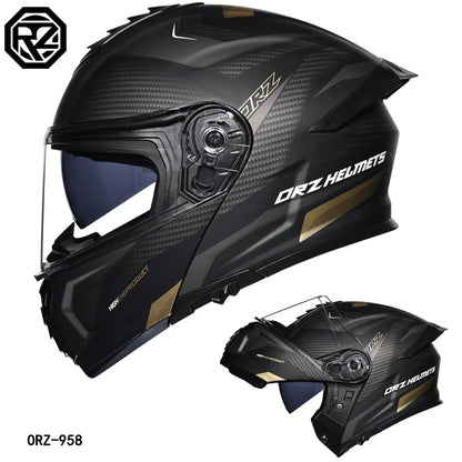 Pro Flip - Up Motorcycle Helmet – Aerodynamic Tail Vent Design - MoToPLY XHJ104MoToPLY XMPro Flip - Up Motorcycle Helmet – Aerodynamic Tail Vent Design