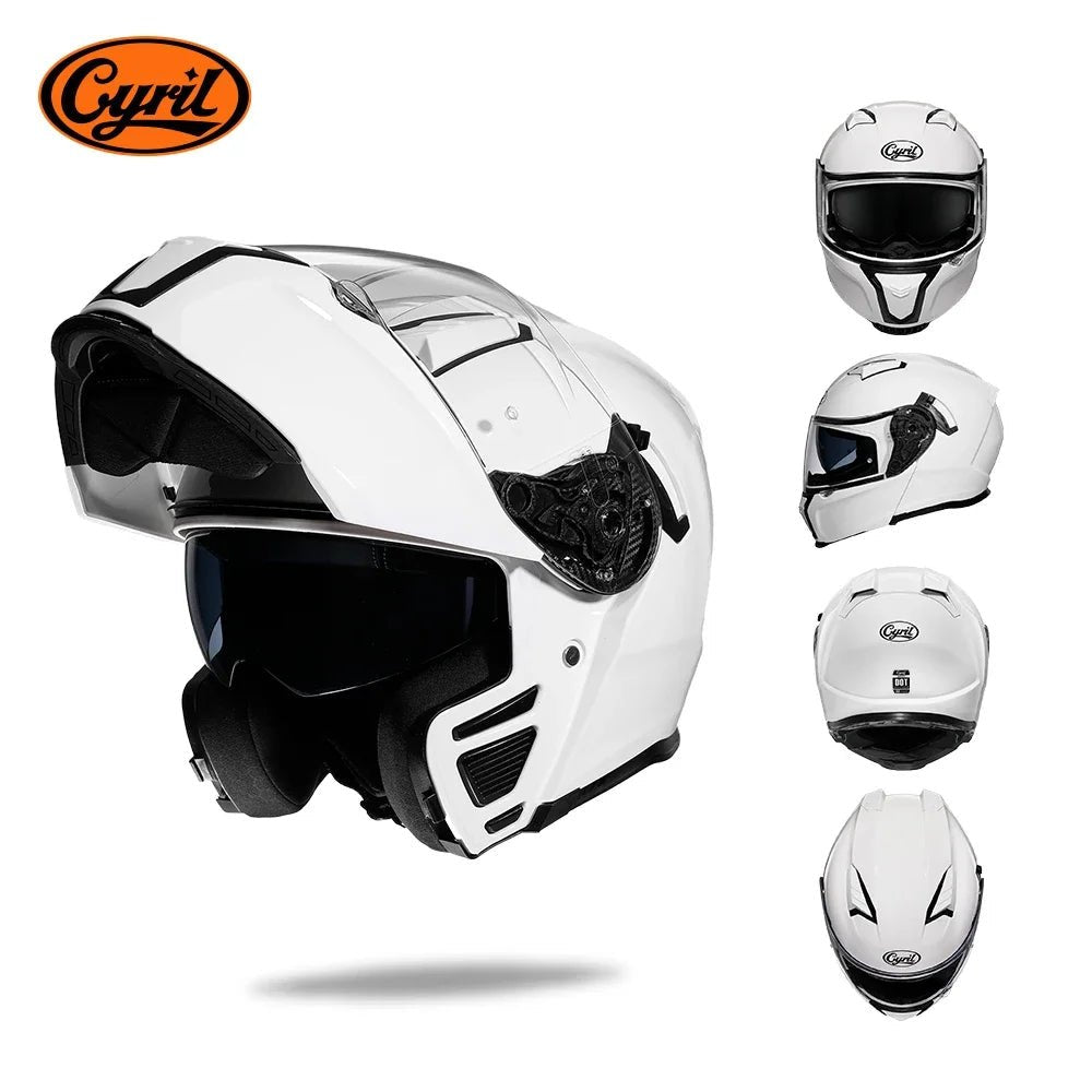 Modular Flip - Up Motorcycle Helmet – Dual Visor, DOT Approved - MoToPLY XMoToPLY XMModular Flip - Up Motorcycle Helmet – Dual Visor, DOT Approved