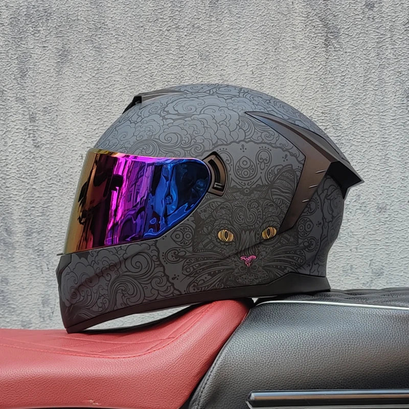 LVS Moto Racing Full Face Motorcycle Helmet – Men & Women | MoToPLY X - MoToPLY XMoToPLY XS#original_value#