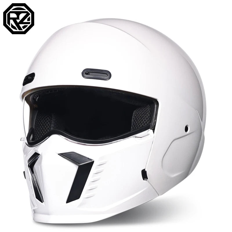 “ORZ Retro Motorcycle Helmet – Full Face, Bluetooth Ready” - MoToPLY XHLO104MoToPLY XXXL“ORZ Retro Motorcycle Helmet – Full Face, Bluetooth Ready”