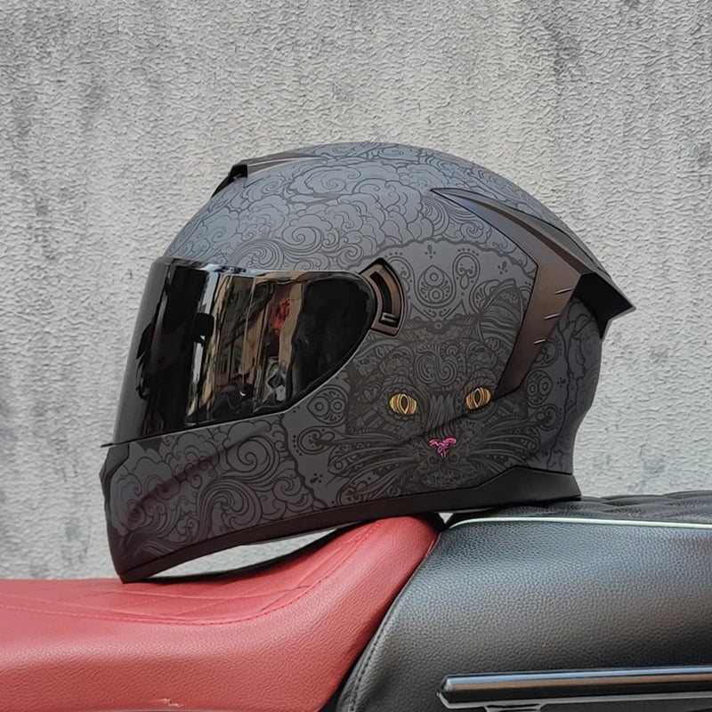 LVS Moto Racing Full Face Motorcycle Helmet – Men & Women | MoToPLY X - MoToPLY XMoToPLY XS#original_value#