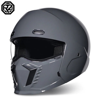 “ORZ Retro Motorcycle Helmet – Full Face, Bluetooth Ready” - MoToPLY XHLO112MoToPLY XXXL“ORZ Retro Motorcycle Helmet – Full Face, Bluetooth Ready”