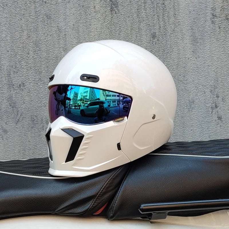 Black Warrior Scorpion Retro Motorcycle Helmet – Men & Women | MoToPLY X - MoToPLY XMoToPLY XM#original_value#