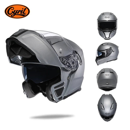 Modular Flip - Up Motorcycle Helmet – Dual Visor, DOT Approved - MoToPLY XMoToPLY XMModular Flip - Up Motorcycle Helmet – Dual Visor, DOT Approved