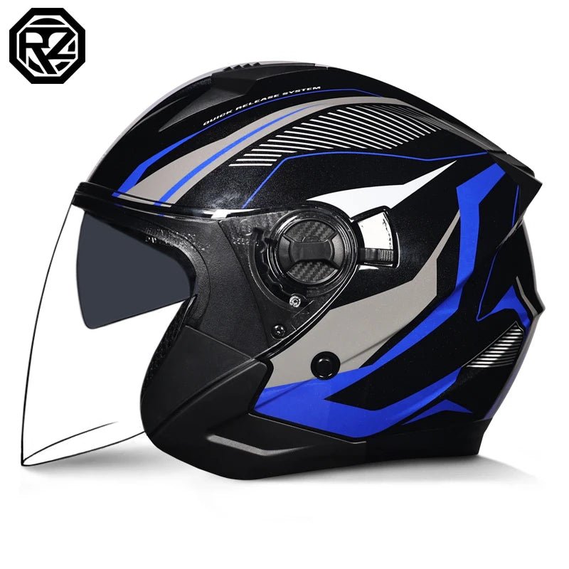 ORZ Motorcycle Half Helmet – Lightweight & Stylish – MoToPLY X - MoToPLY XMoToPLY XM#original_value#