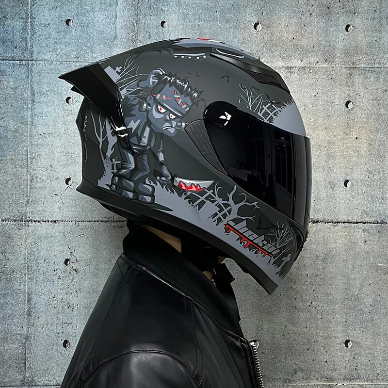 High-Quality Full Face Racing Motorcycle Helmet DOT Approved