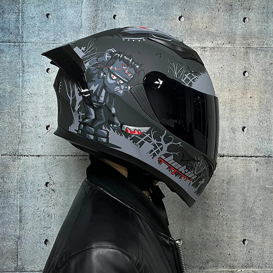 High-Quality Full Face Racing Motorcycle Helmet DOT Approved
