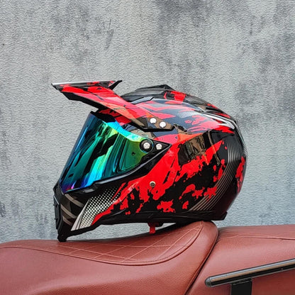 Off-Road Full Face DH Motorcycle Helmet – All-Season Rally Protection