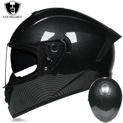 Winter Warm Full Face Motorbike Helmet with Dual Visor - MoToPLY XMoToPLY XS#original_value#
