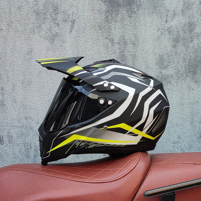 Off-Road Full Face DH Motorcycle Helmet – All-Season Rally Protection