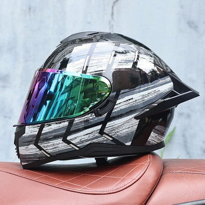 Dual Mirror Full Face Motorcycle Helmet – Men & Women’s Riding Helmet | MoToPLY X - MoToPLY XMoToPLY XS#original_value#