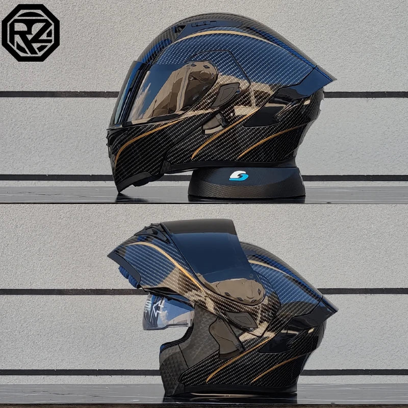 ORZ Dual Lens Flip Up Motorcycle Helmet DOT Approved - MoToPLY XMoToPLY XMORZ Dual Lens Flip Up Motorcycle Helmet DOT Approved