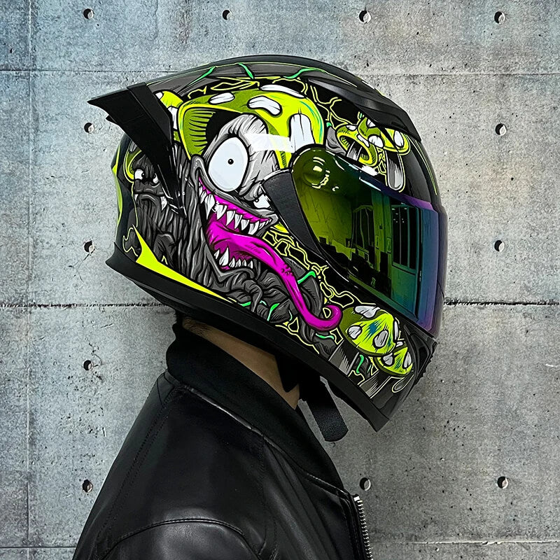 High-Quality Full Face Racing Motorcycle Helmet DOT Approved